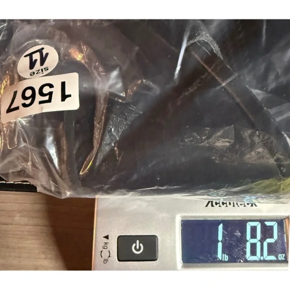 Franco Fortini Women Size 11 Black Suede Perforated Peep‎ Toe Heel Booties Party - Picture 8 of 8